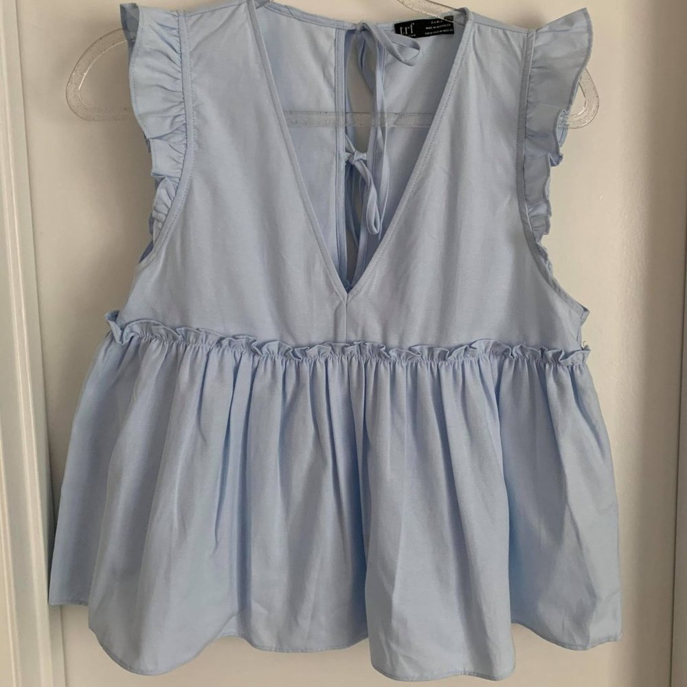 Zara TRF Ruffle Top